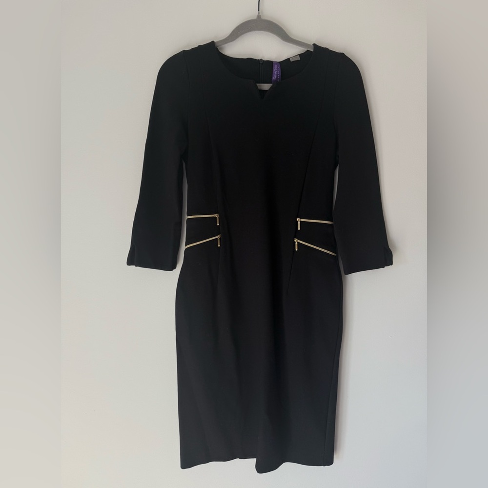 Seraphine Audrey Maternity Double Side Zip Dress